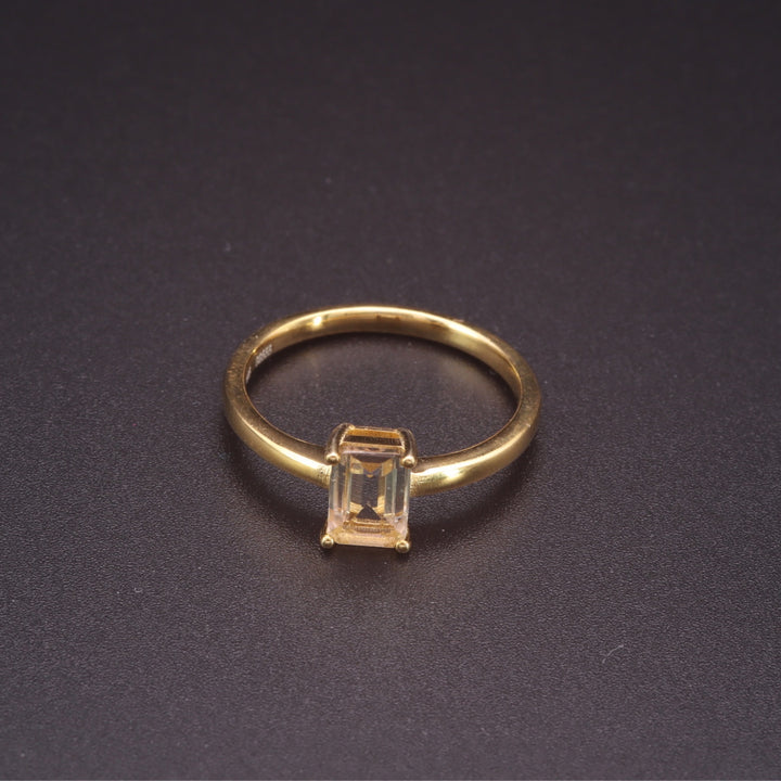 Princess Citrin Ring