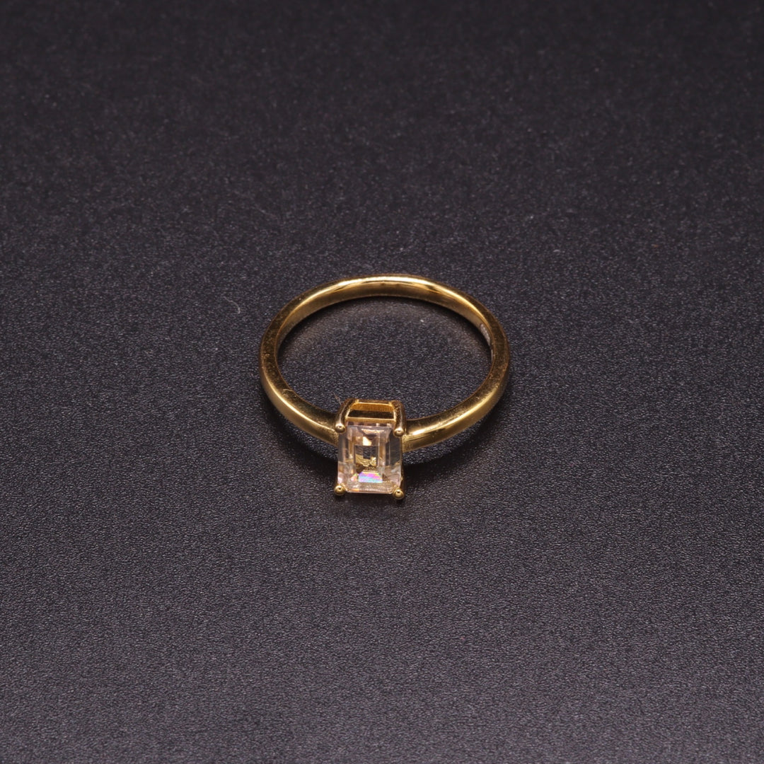Princess Citrin Ring