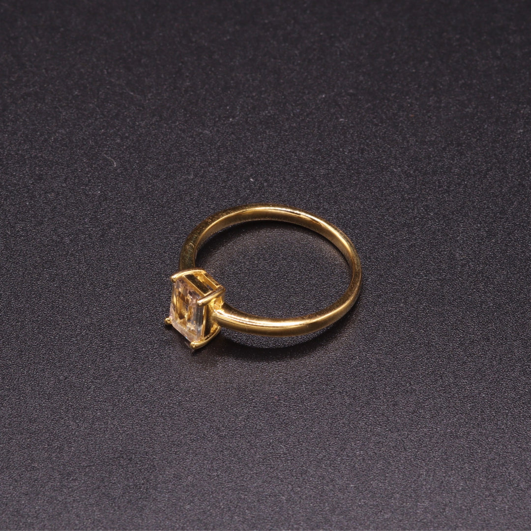 Princess Citrin Ring