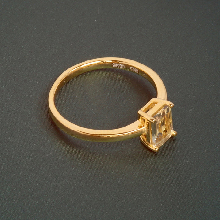 Princess Citrin Ring