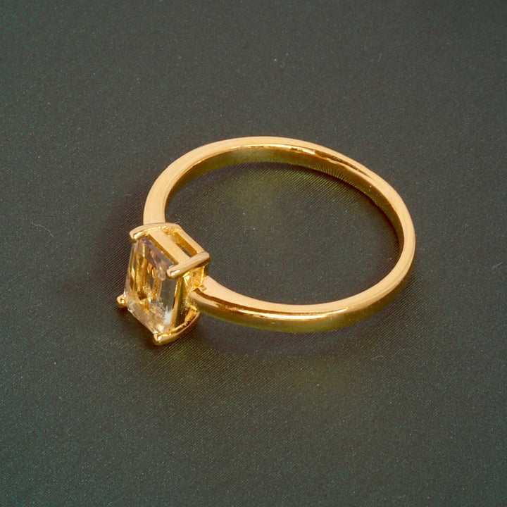 Princess Citrin Ring