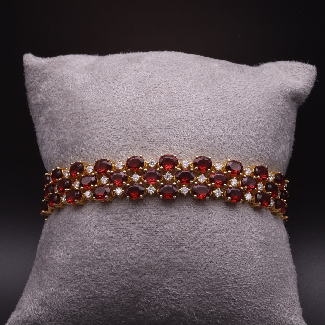 Statement Granet Bracelet