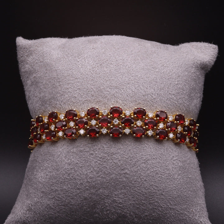 Statement Granet Bracelet