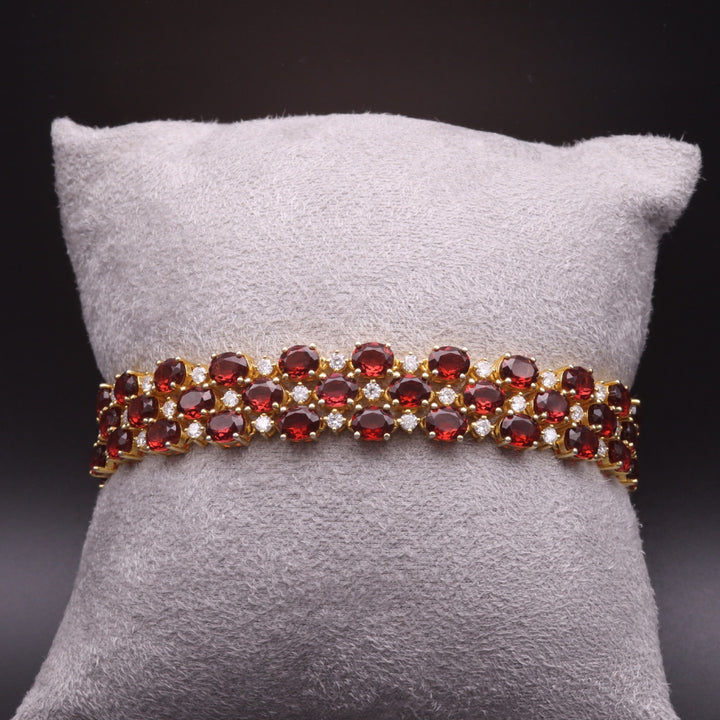 Statement Granet Bracelet