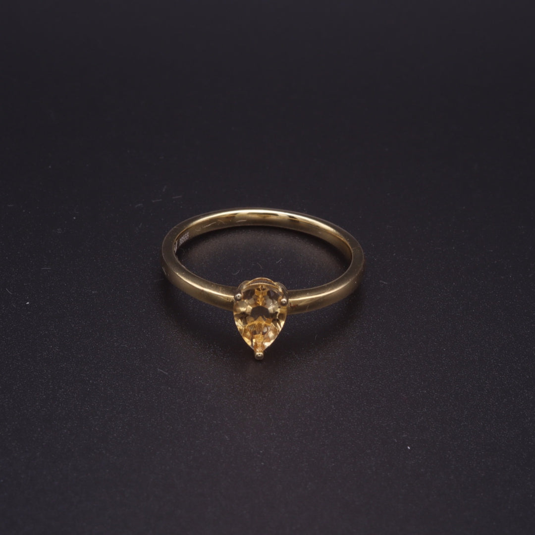 Empress Citrin Ring
