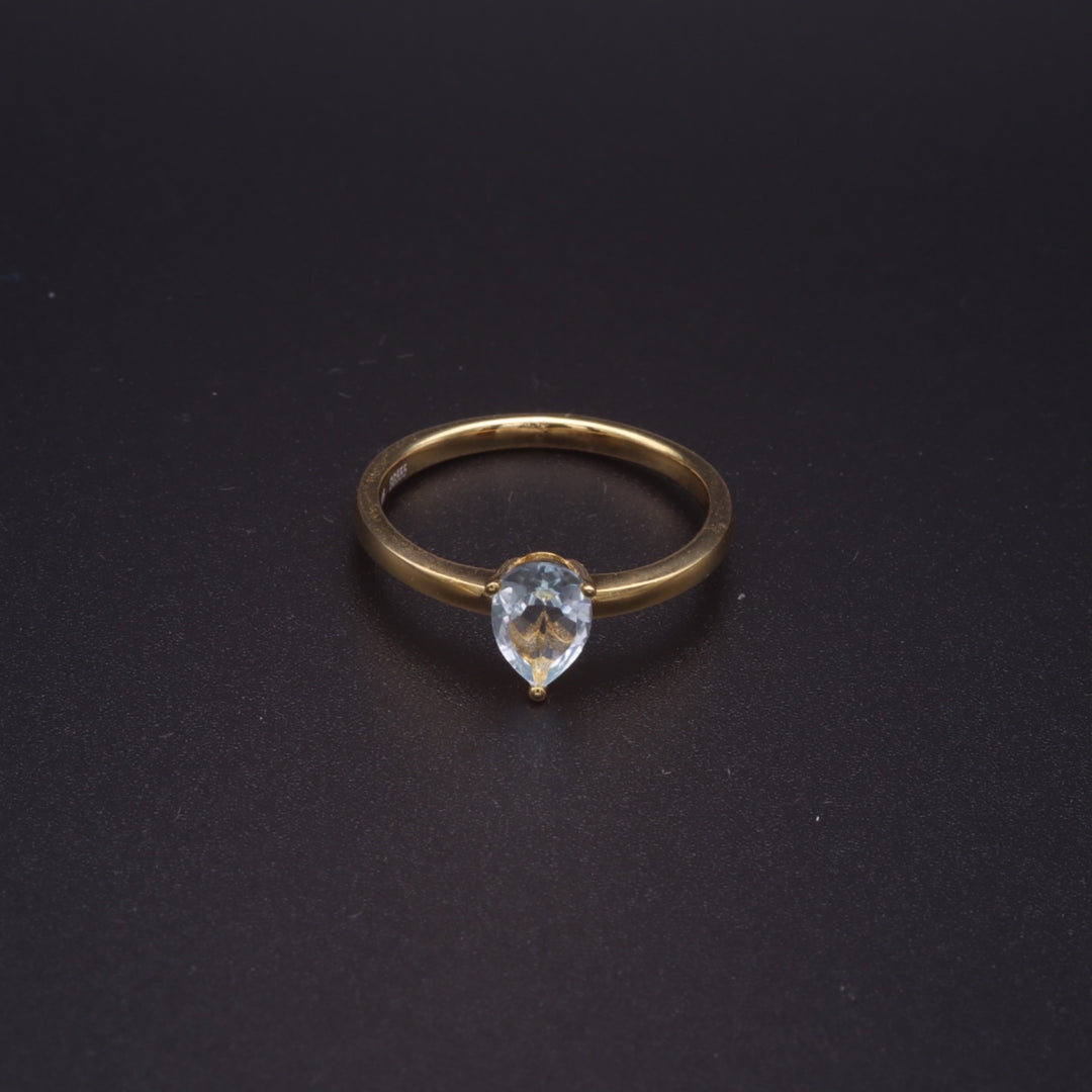 Empress Aquamarine Ring