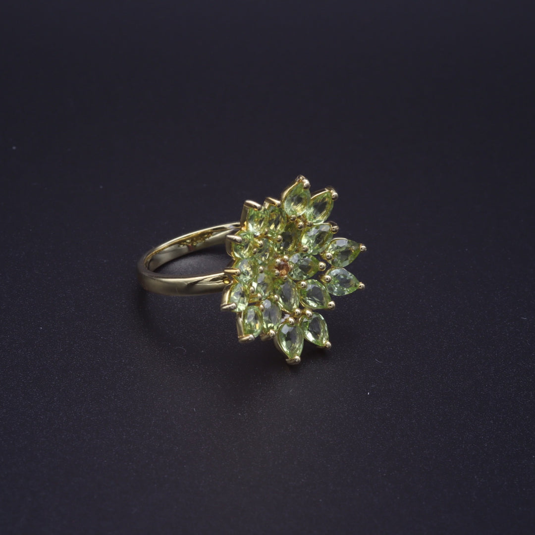 Blossom Peridot Ring
