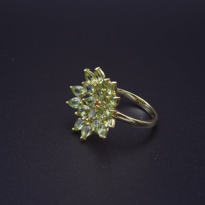 Blossom Peridot Ring