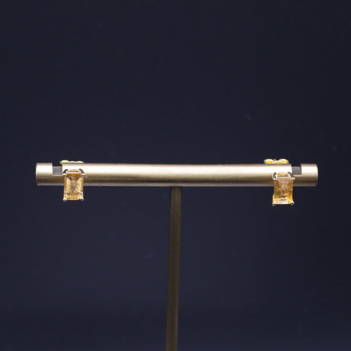 Princess Citrin Earring