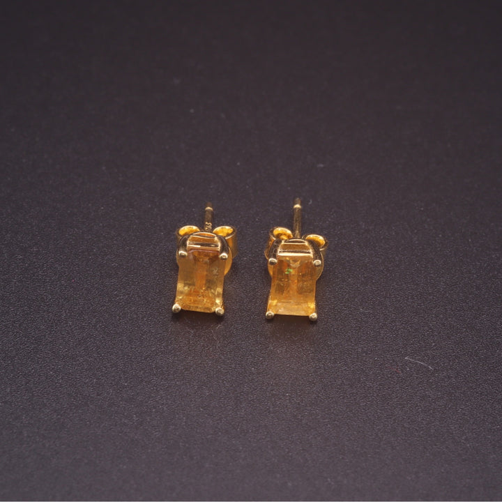 Princess Citrin Earring