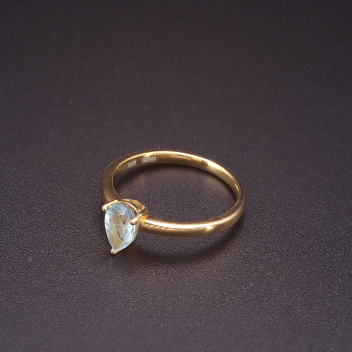 Empress Aquamarine Ring