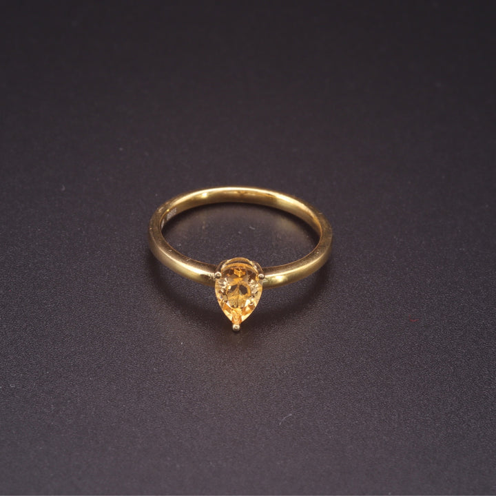 Empress Citrin Ring