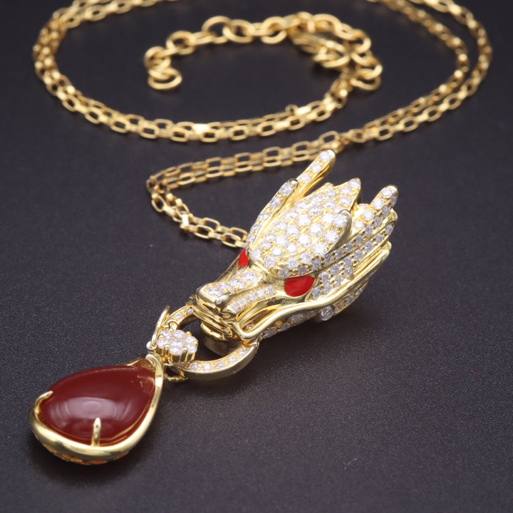 Fire Dragon Necklace