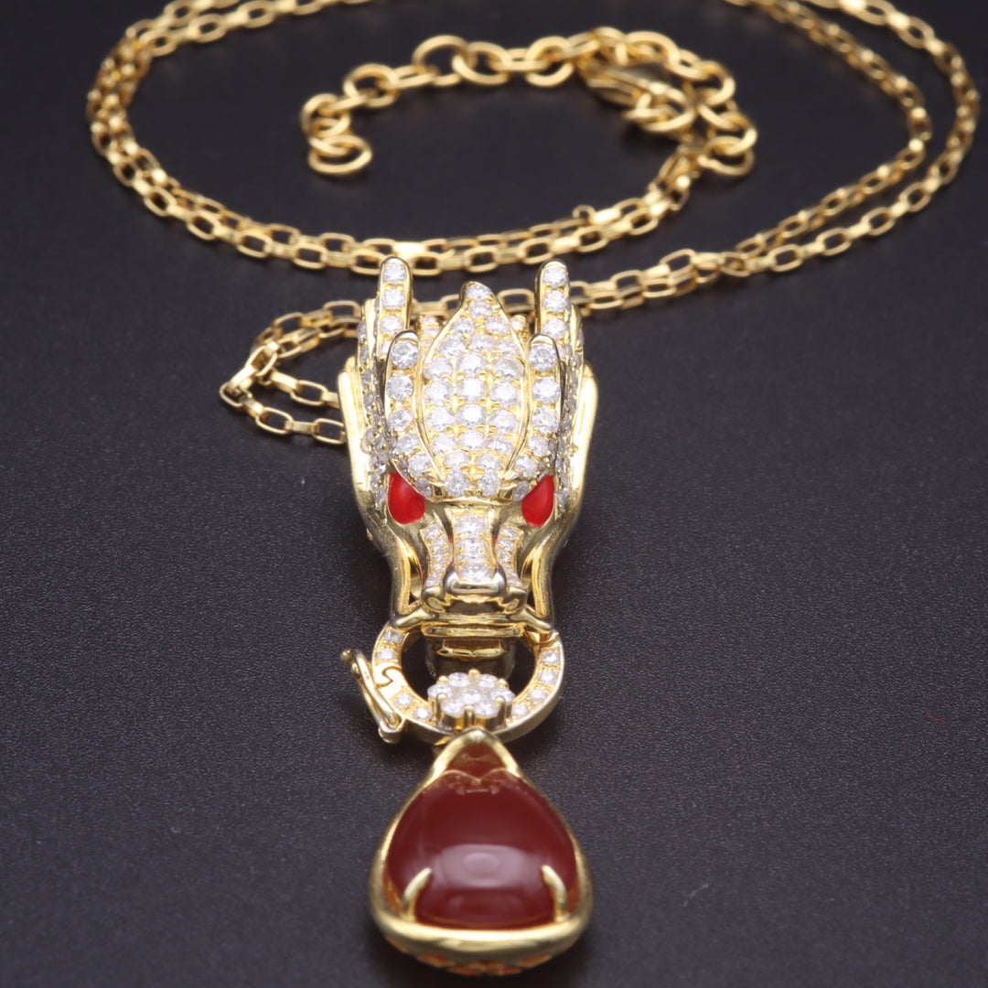 Fire Dragon Necklace