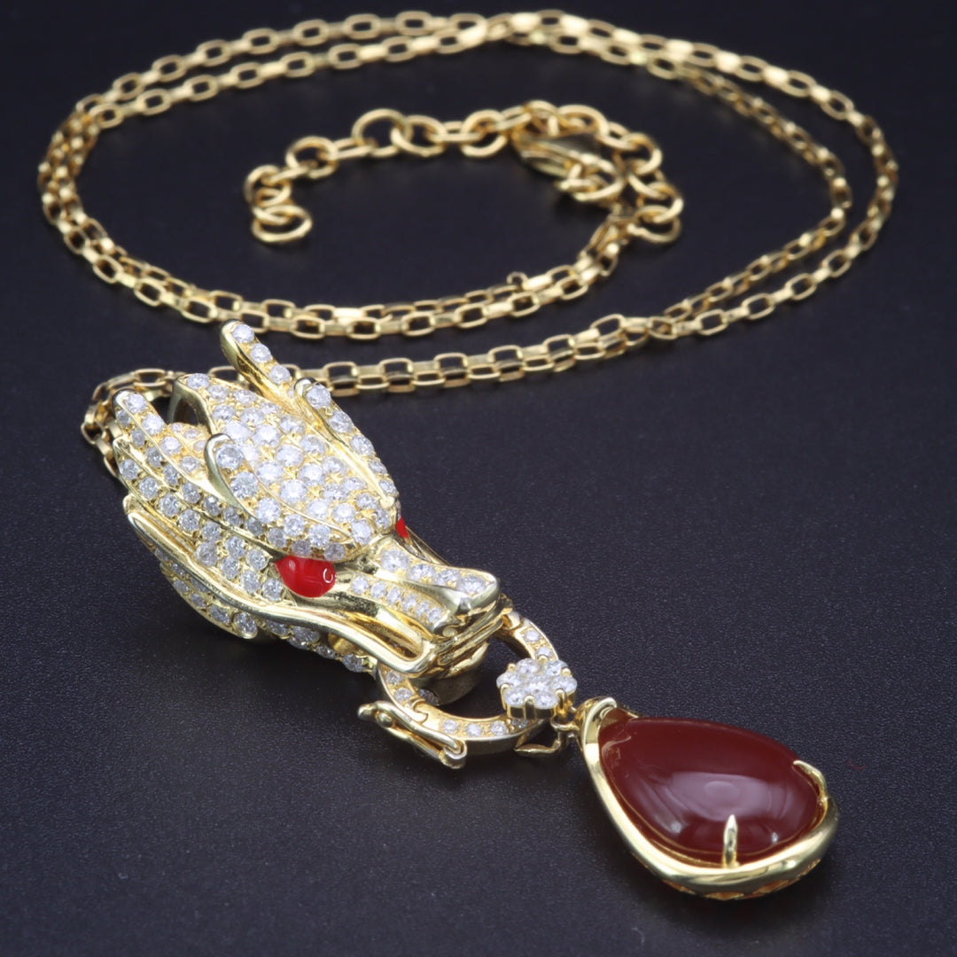Fire Dragon Necklace