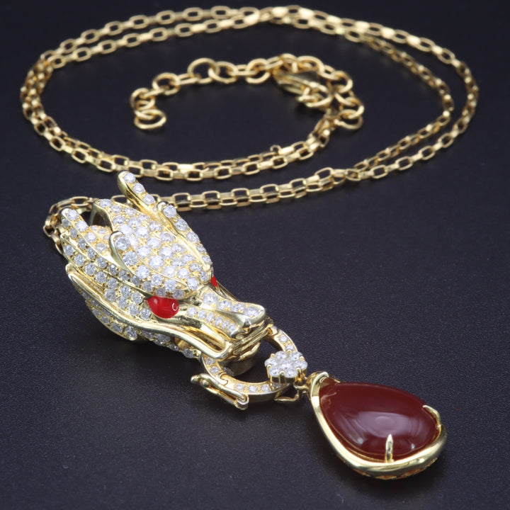 Fire Dragon Necklace