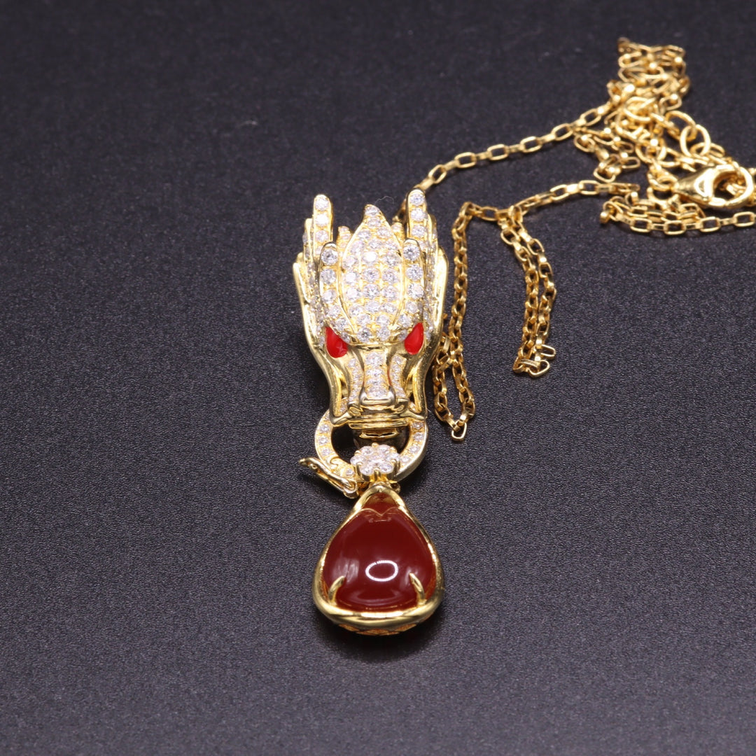 Fire Dragon Necklace