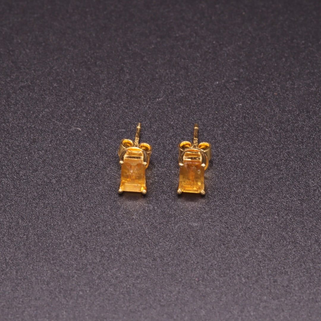 Princess Citrin Earring