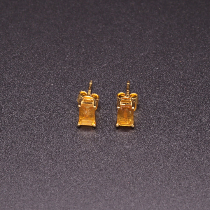 Princess Citrin Earring