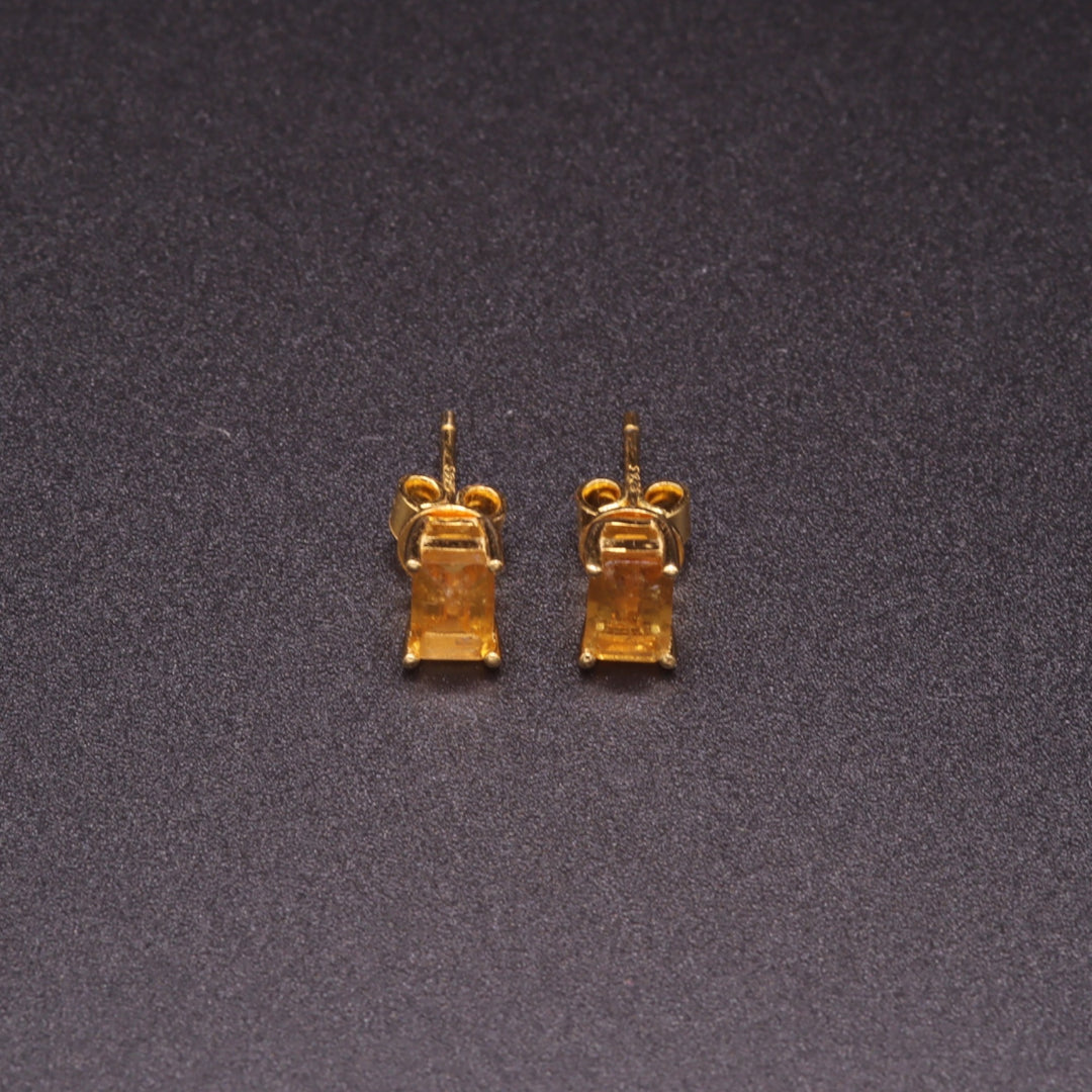 Princess Citrin Earring