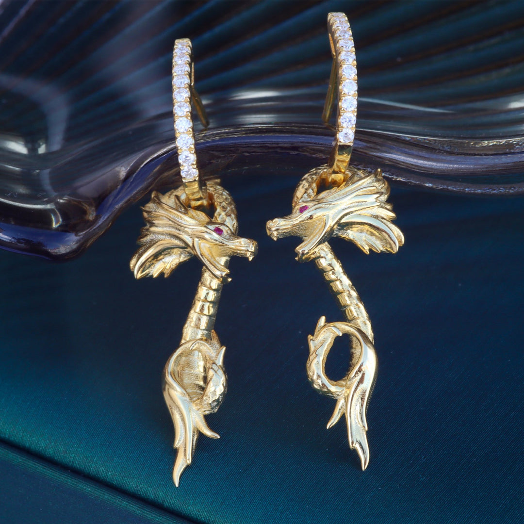 Earth Dragon Empire Earring