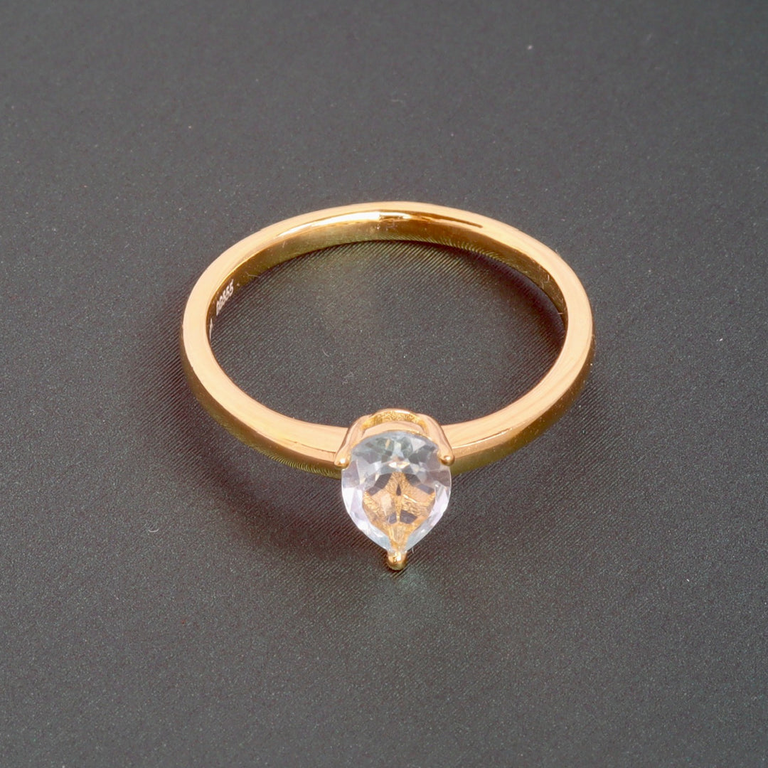 Empress Aquamarine Ring