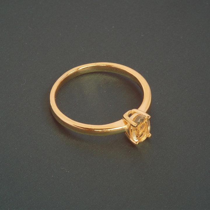 Queen Citrin Ring