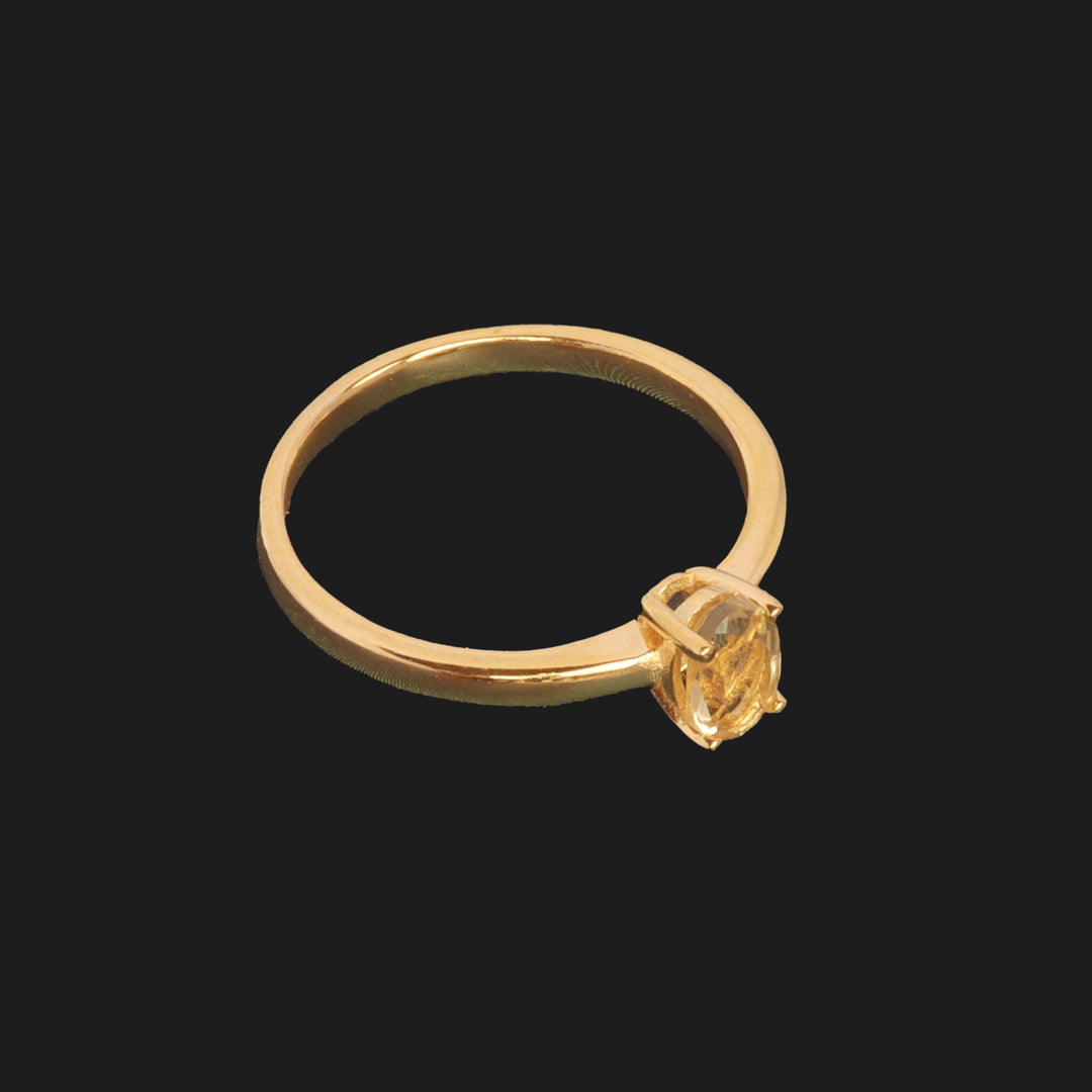Queen Citrin Ring